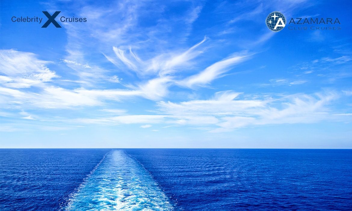 Azamara Celebrity Cruises Portfiolio image of wake on the ocean