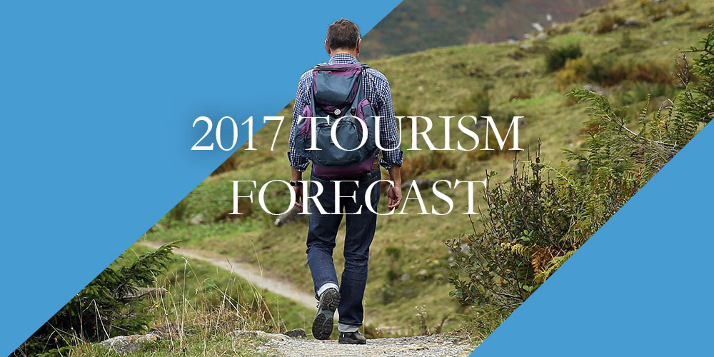 2017 tourism forecast header image of hiker